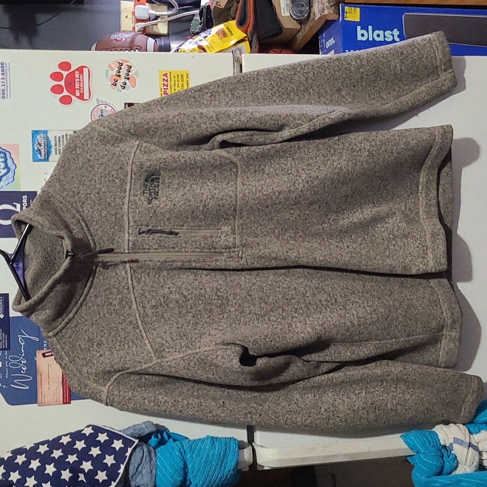 Men's North face 1/4 zip
